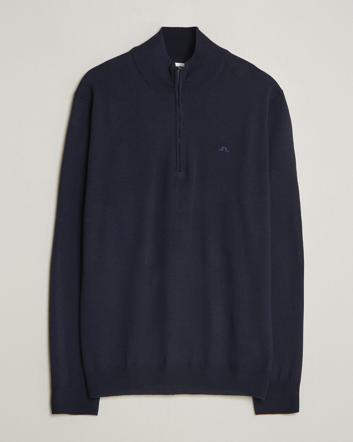 Herre | Gensere | J.Lindeberg | Kiyan Merino Half Zip JL Navy