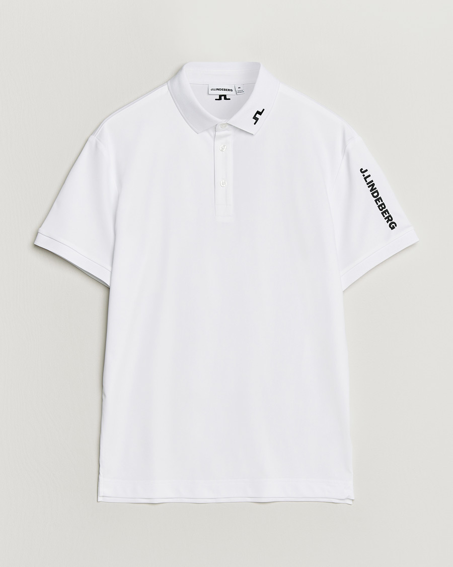 Herre | Pikéer | J.Lindeberg | Tour Tech Polo White