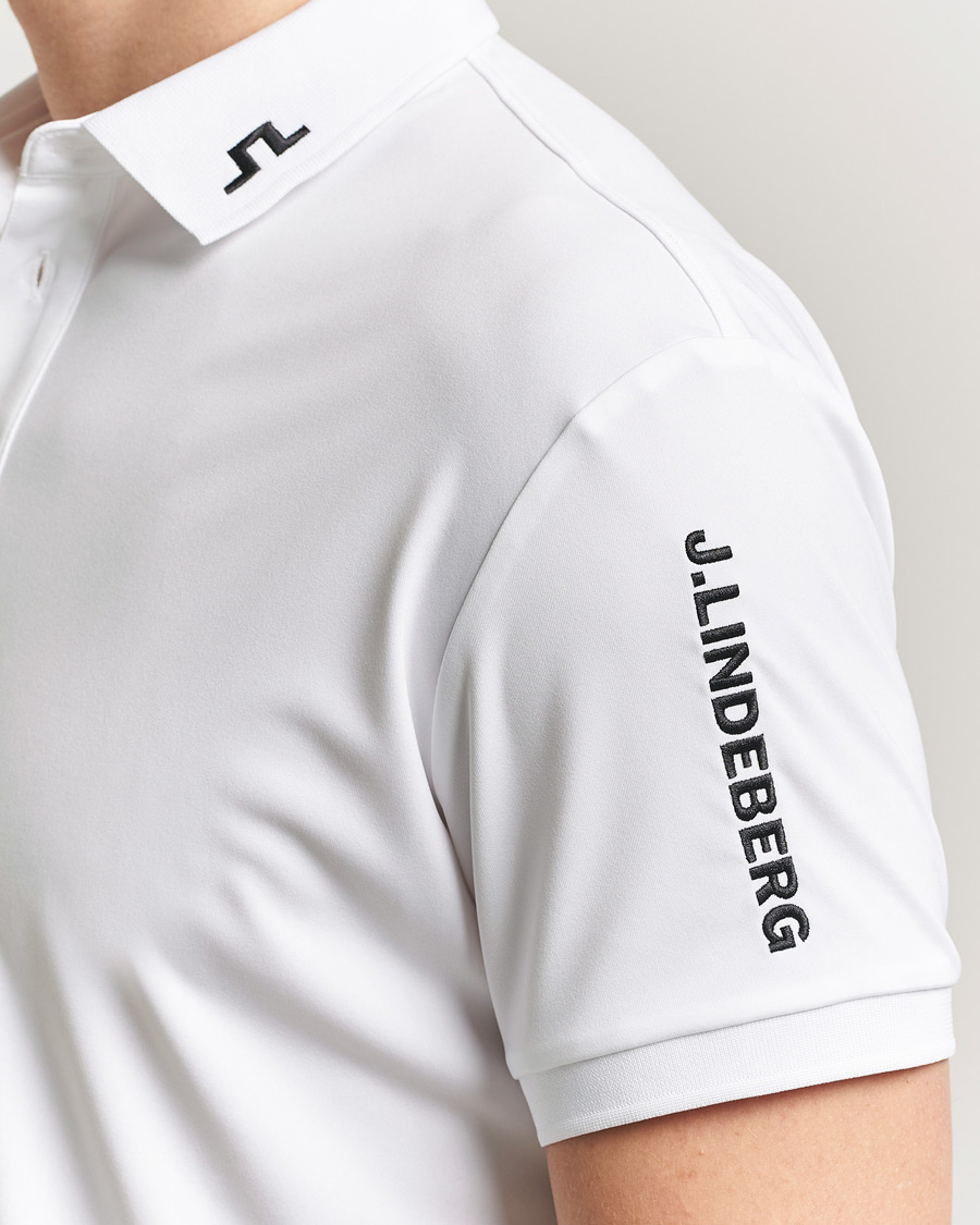 Herre | Pikéer | J.Lindeberg | Tour Tech Polo White