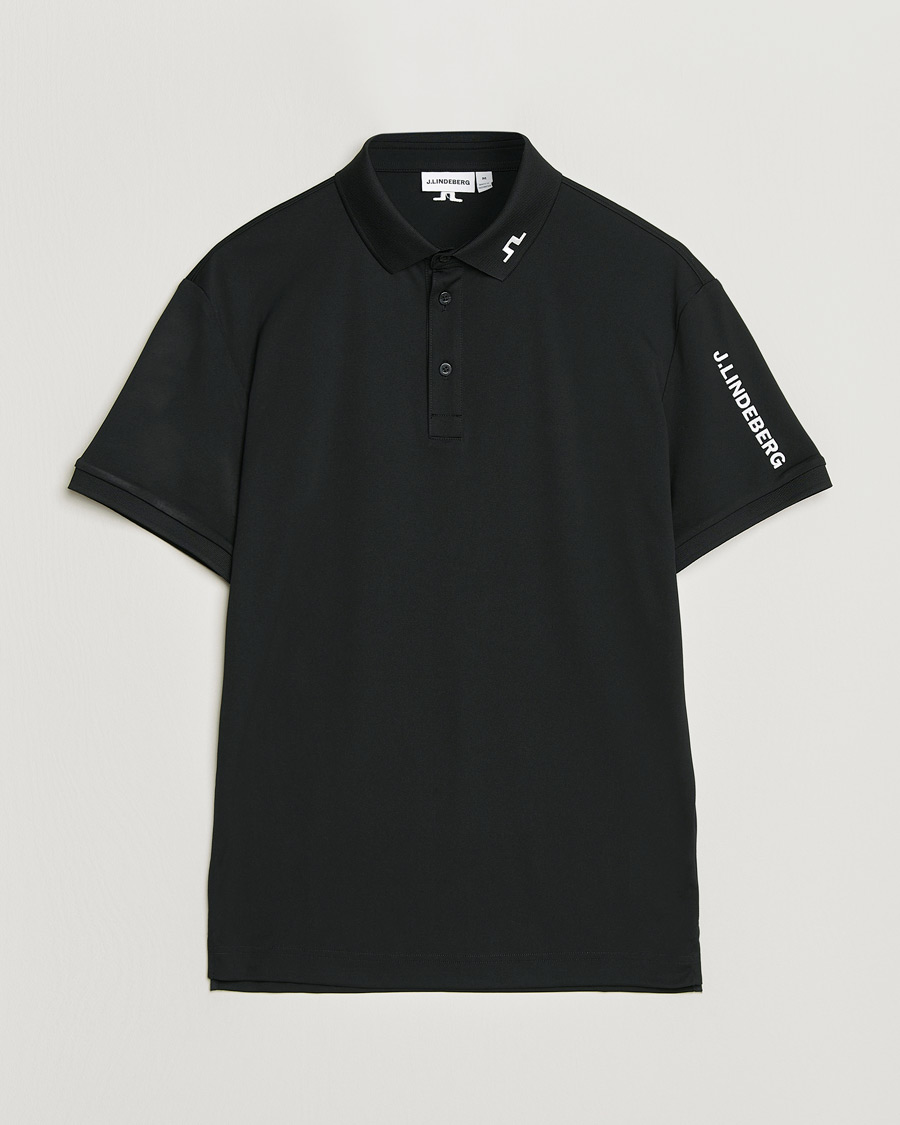 Herre | Pikéer | J.Lindeberg | Tour Tech Polo Black