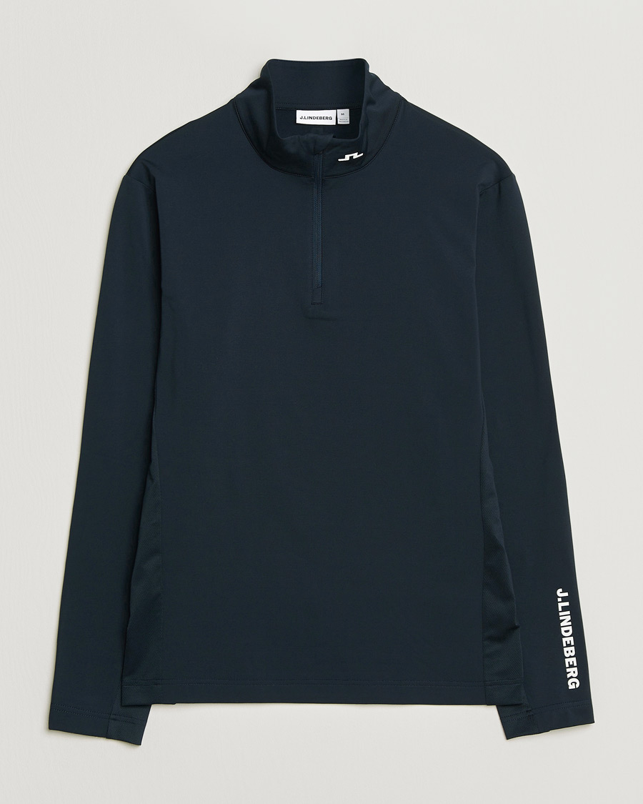 Herre | Gensere | J.Lindeberg | Tour Tech Mid Layer Half Zip JL Navy