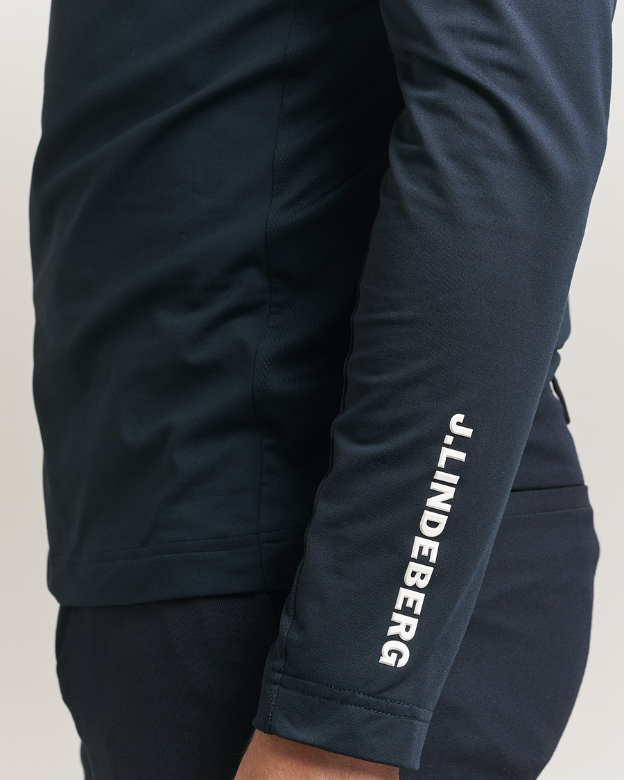 Herre | Gensere | J.Lindeberg | Tour Tech Mid Layer Half Zip JL Navy