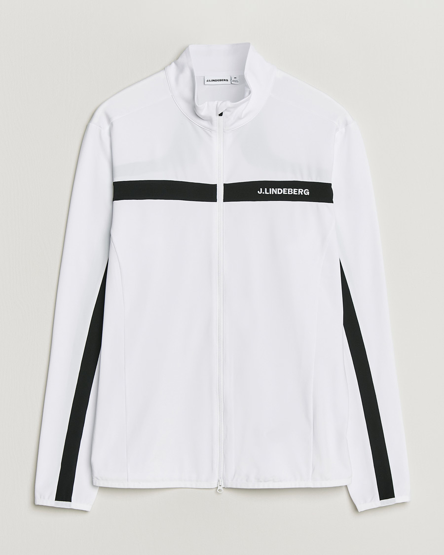 Herre | Gensere | J.Lindeberg | Jarvis Mid Layer Full Zip White