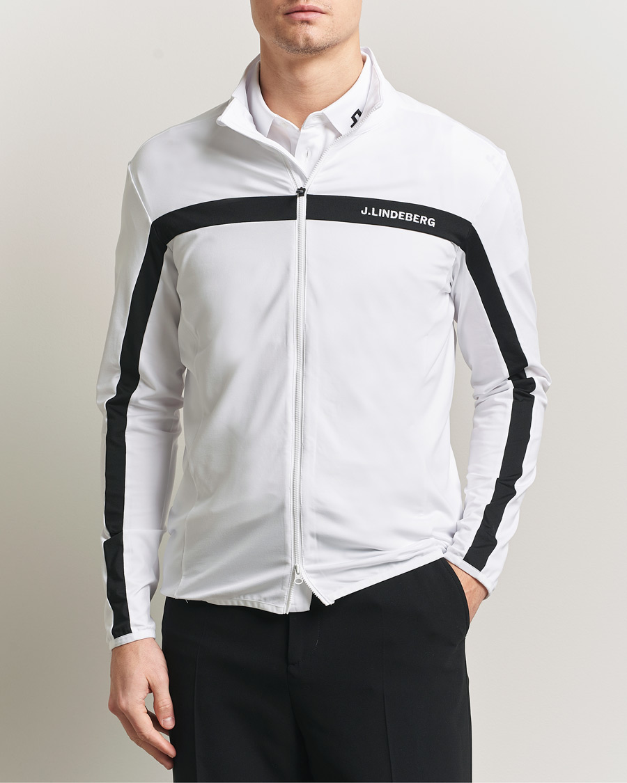 Herre | Gensere | J.Lindeberg | Jarvis Mid Layer Full Zip White