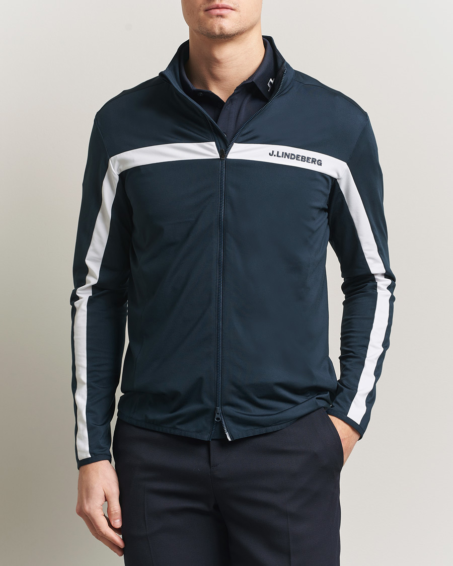 Herre | Gensere | J.Lindeberg | Jarvis Mid Layer Full Zip JL Navy