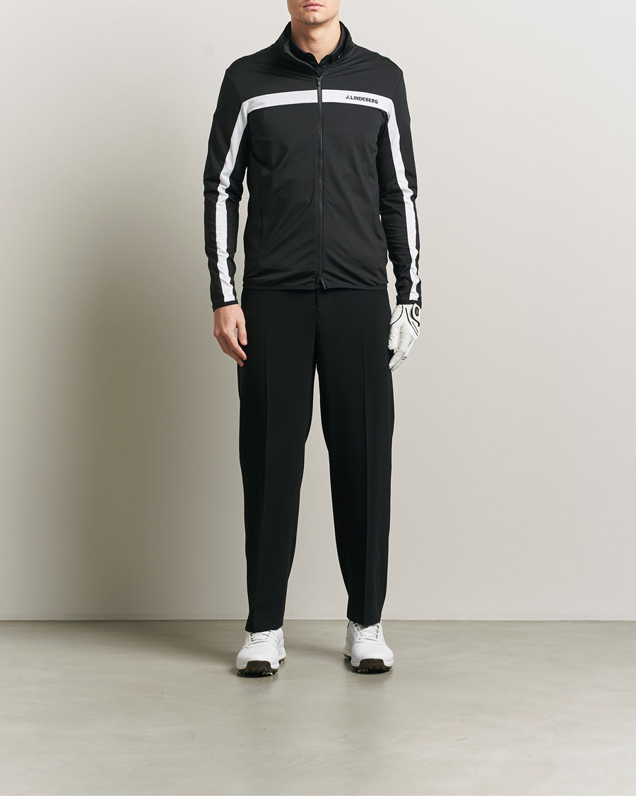 Herre | Gensere | J.Lindeberg | Jarvis Mid Layer Full Zip Black
