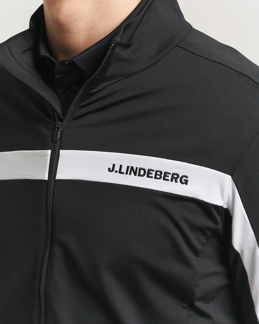 Herre | Gensere | J.Lindeberg | Jarvis Mid Layer Full Zip Black