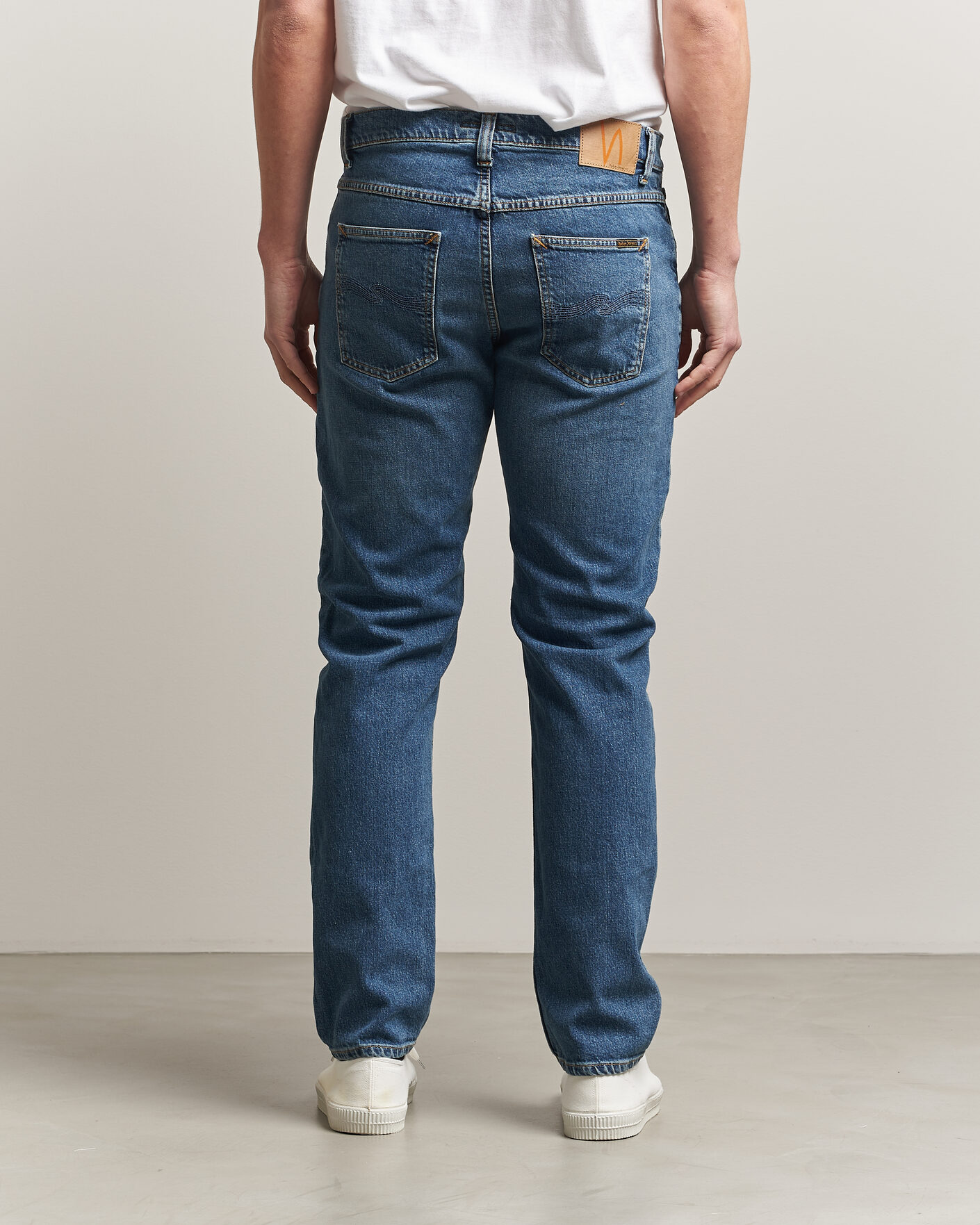Herre | Jeans | Nudie Jeans | Solid Ollie Jeans Blue Blur