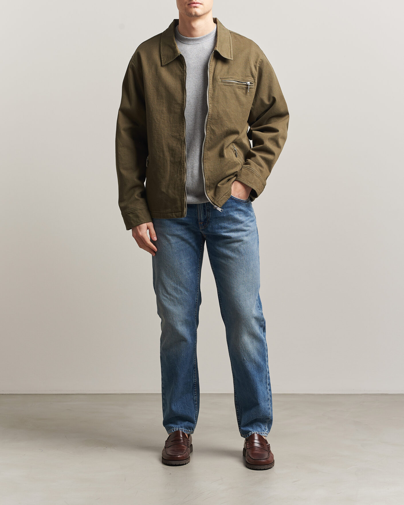 Herre | Bukser | Nudie Jeans | Gritty Jackson Jeans Cool Blue