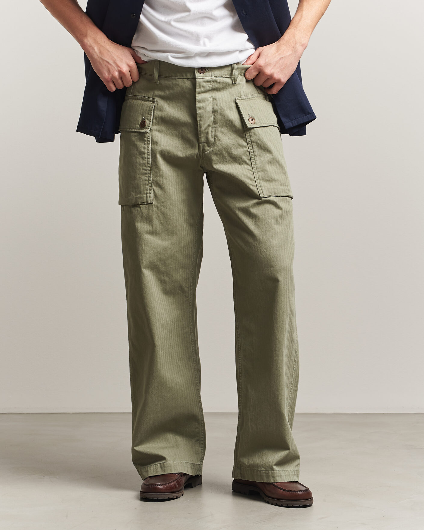 Herre | Bukser | Nudie Jeans | Loud Larry Pants Pale Green