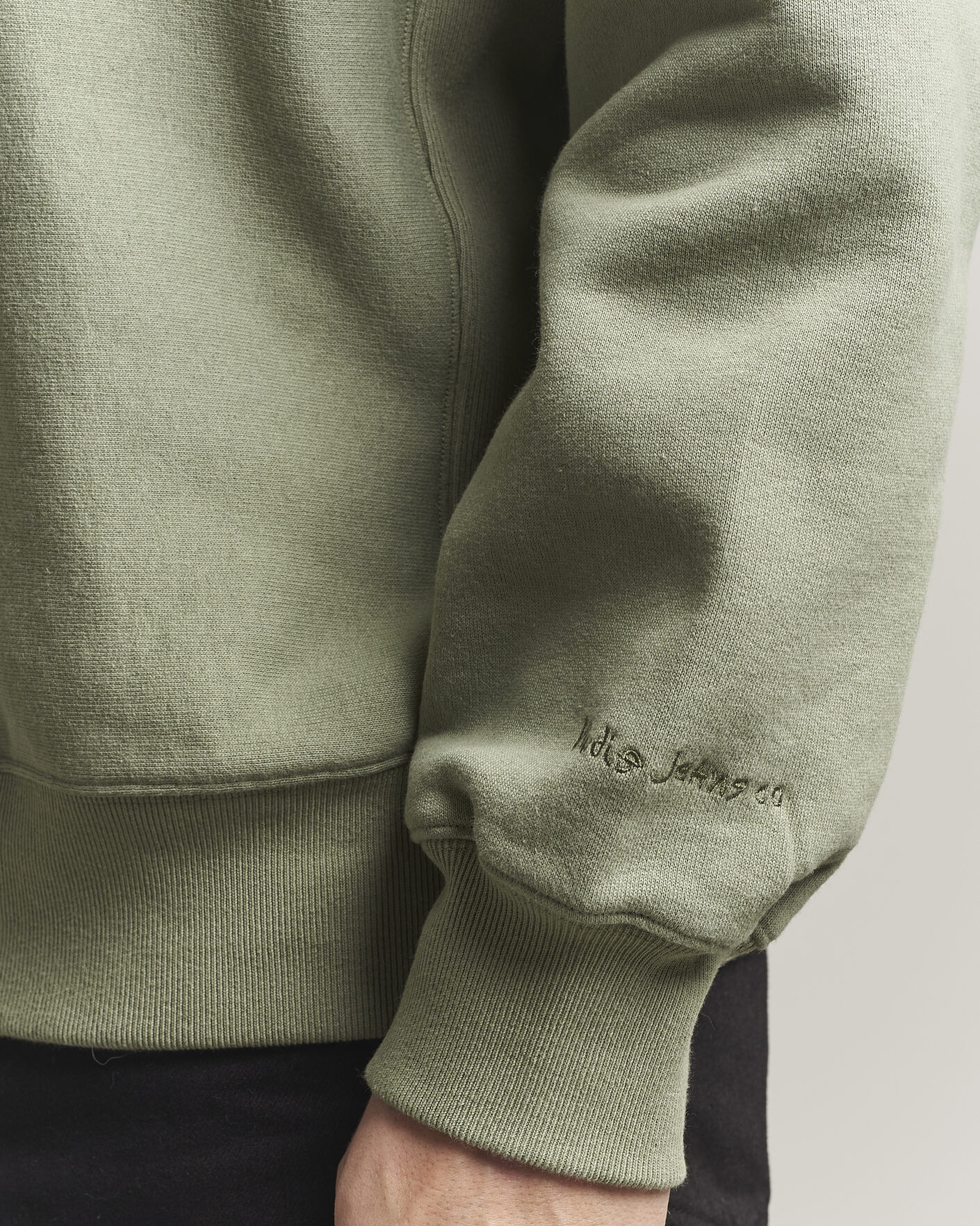 Herre | Gensere | Nudie Jeans | Hasse Crew Neck Sweatshirt Green