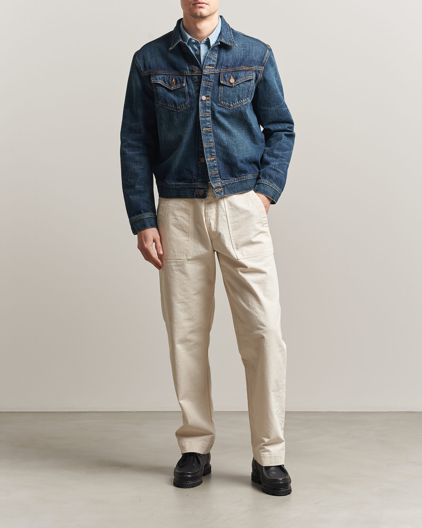 Herre | Jakker | Nudie Jeans | Conny Denim Jacket Heavy Used