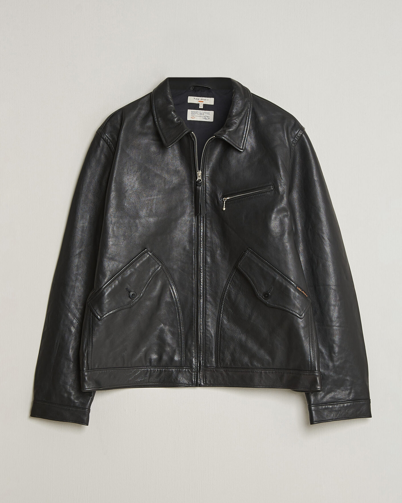 Herre | Jakker | Nudie Jeans | Blake Leather Jacket Black