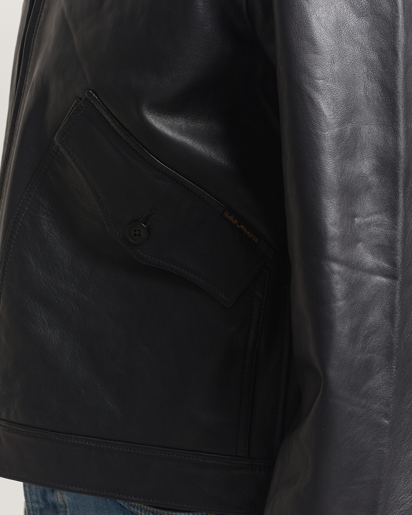 Herre | Jakker | Nudie Jeans | Blake Leather Jacket Black