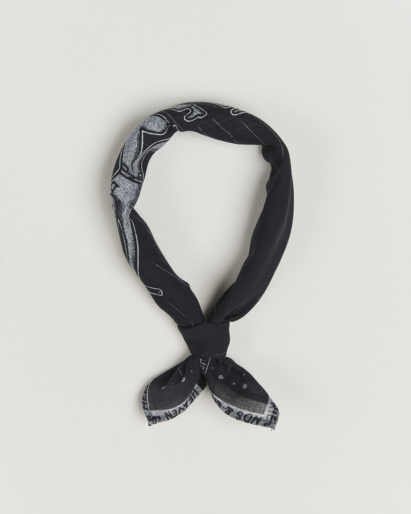 Herre | Scarves | Nudie Jeans | Ingrid Printed Bandana Black