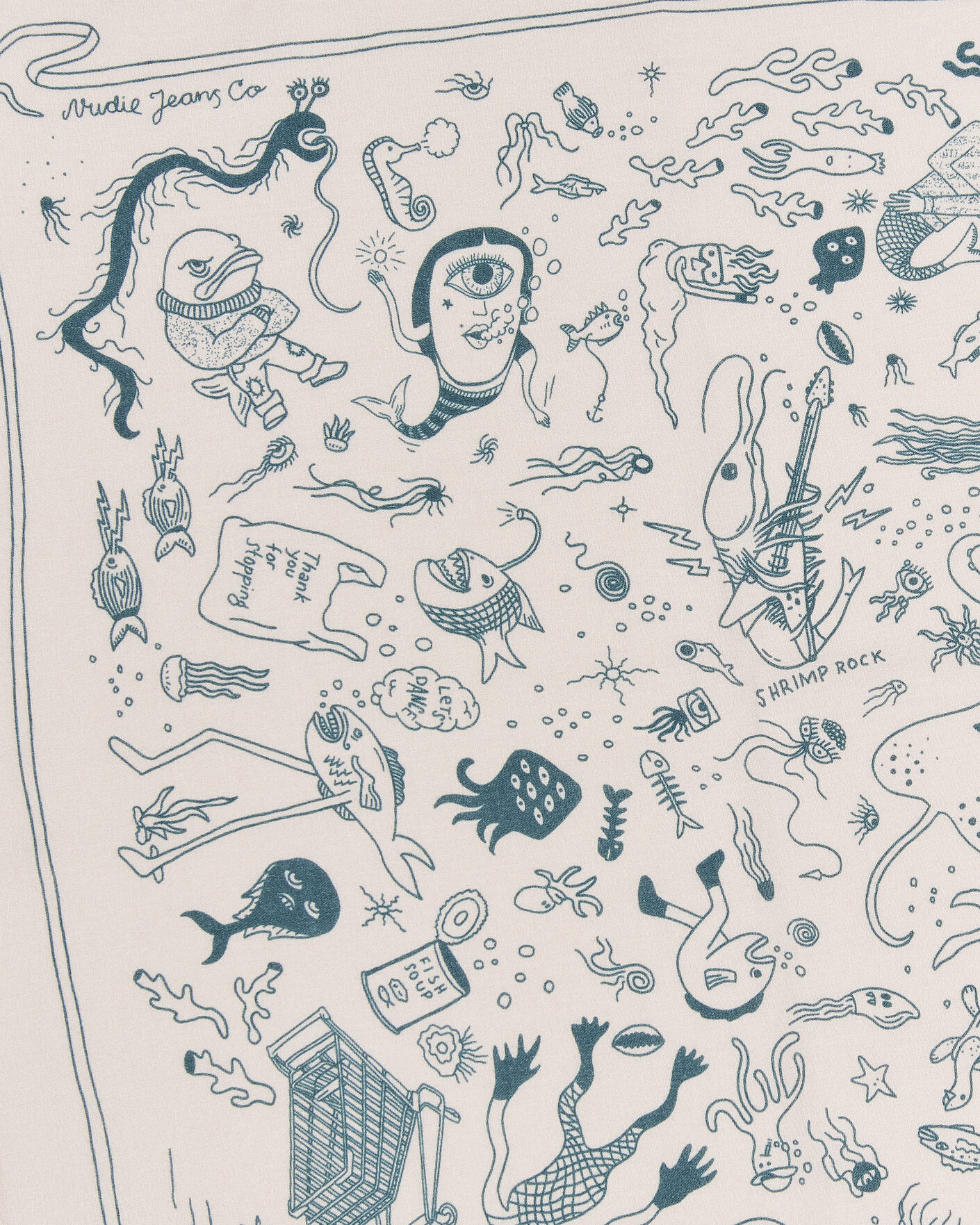 Herre | Scarves | Nudie Jeans | Ingrid Printed Bandana Pink