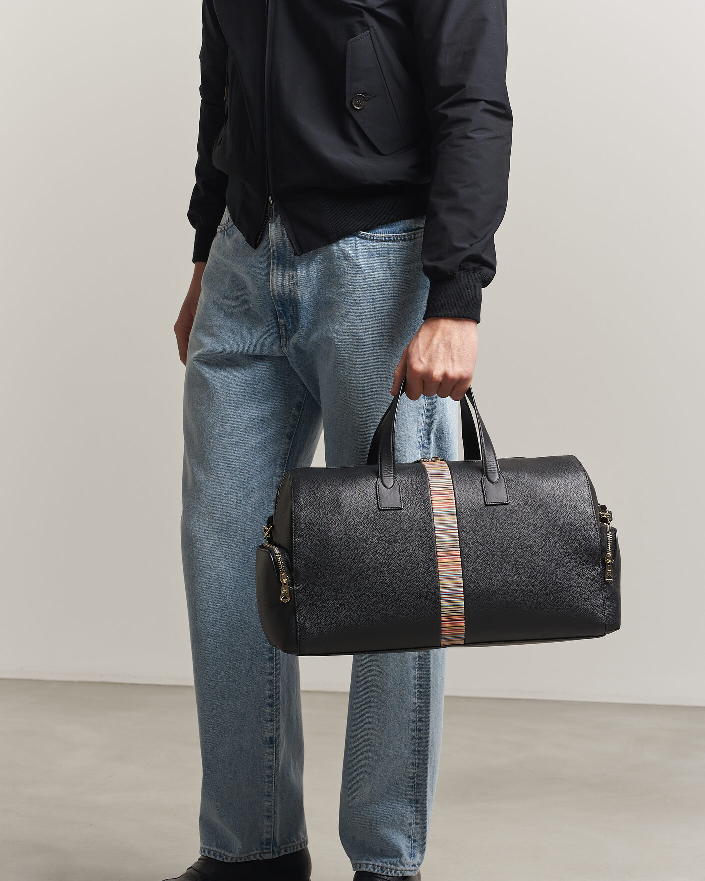 Herre | Vesker | Paul Smith | Signature Trim Holdall Black