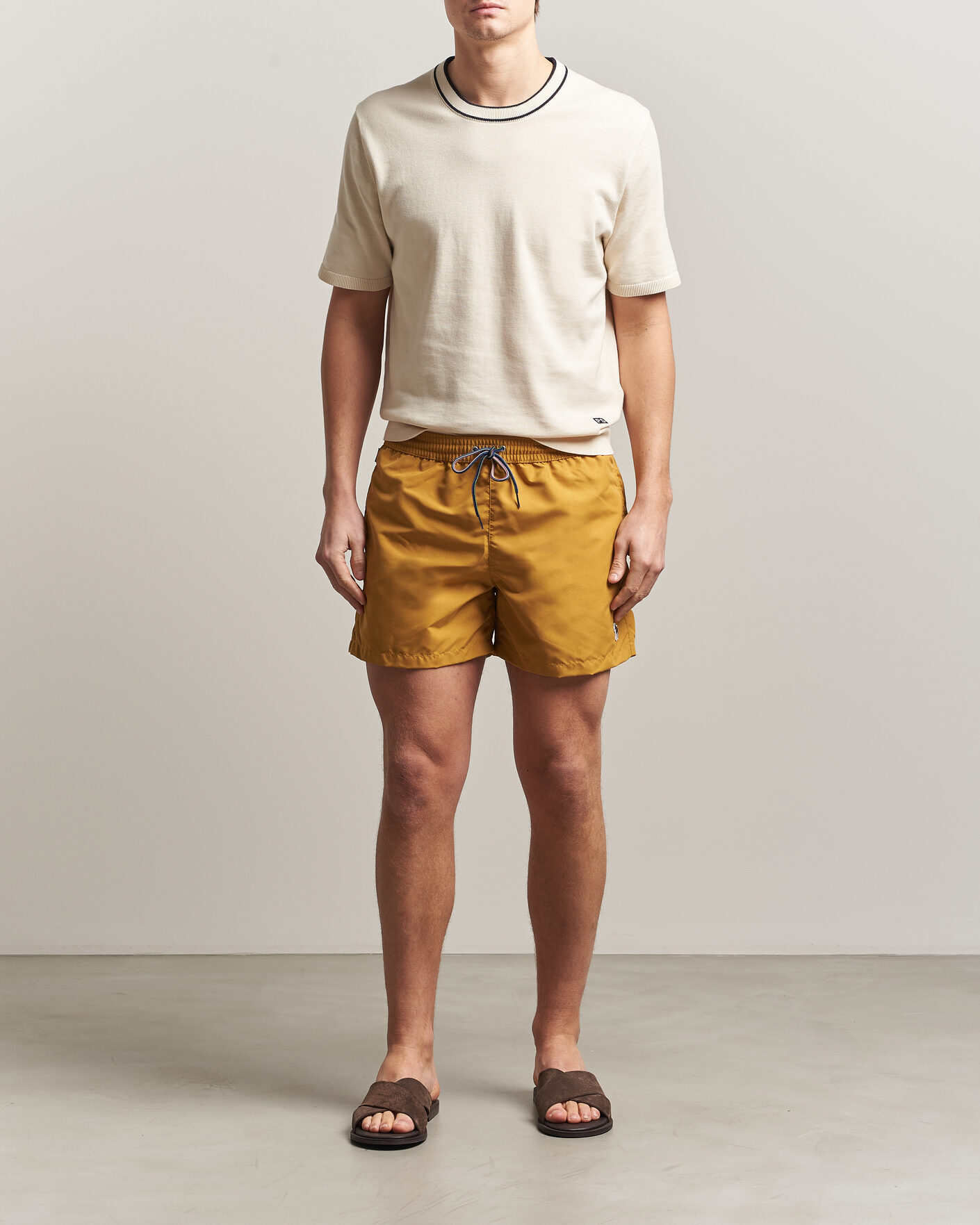 Herre | Badeshorts | Paul Smith | Zebra Swimshorts Yellow