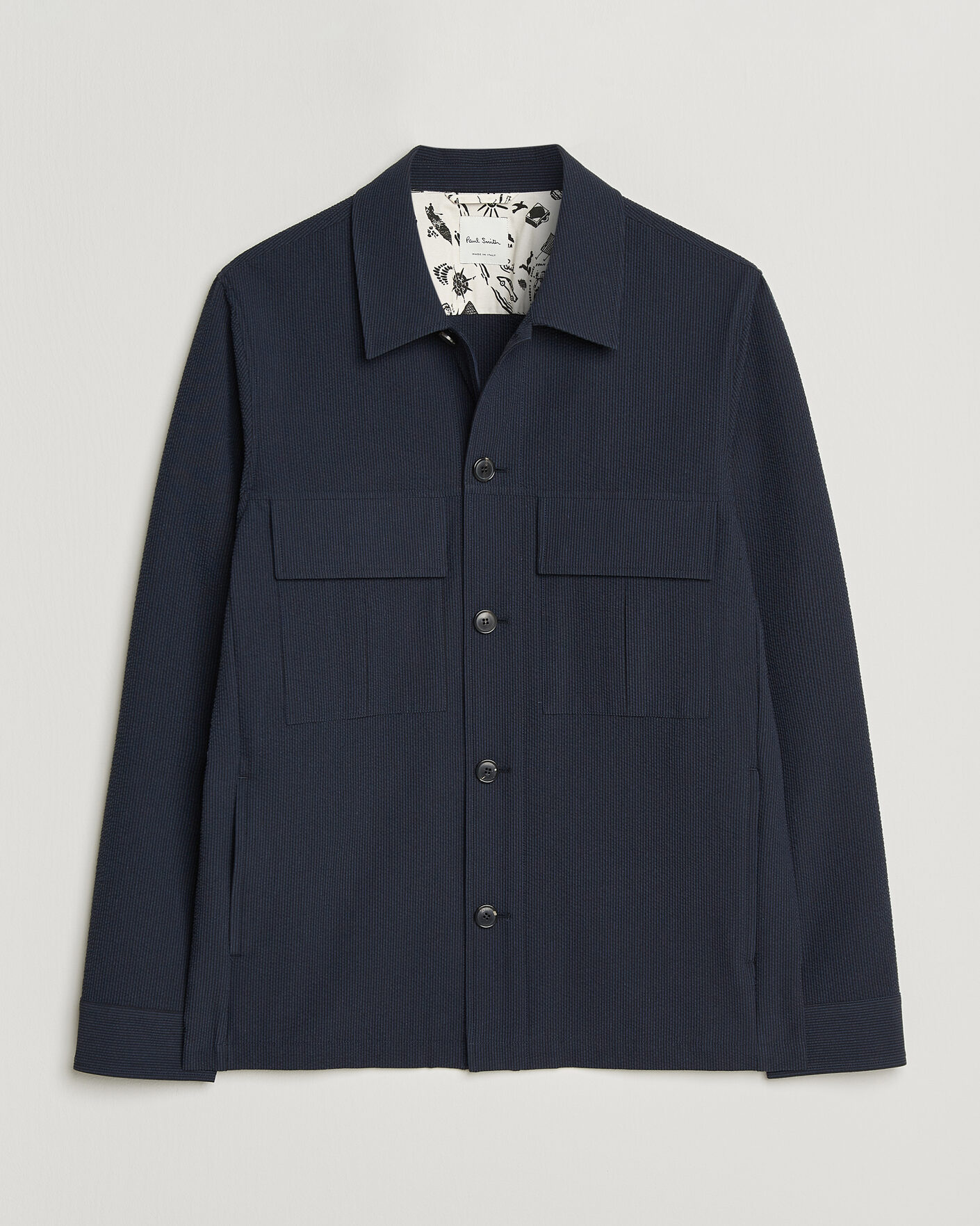 Herre | Skjorter | Paul Smith | Cotton Overshirt Navy