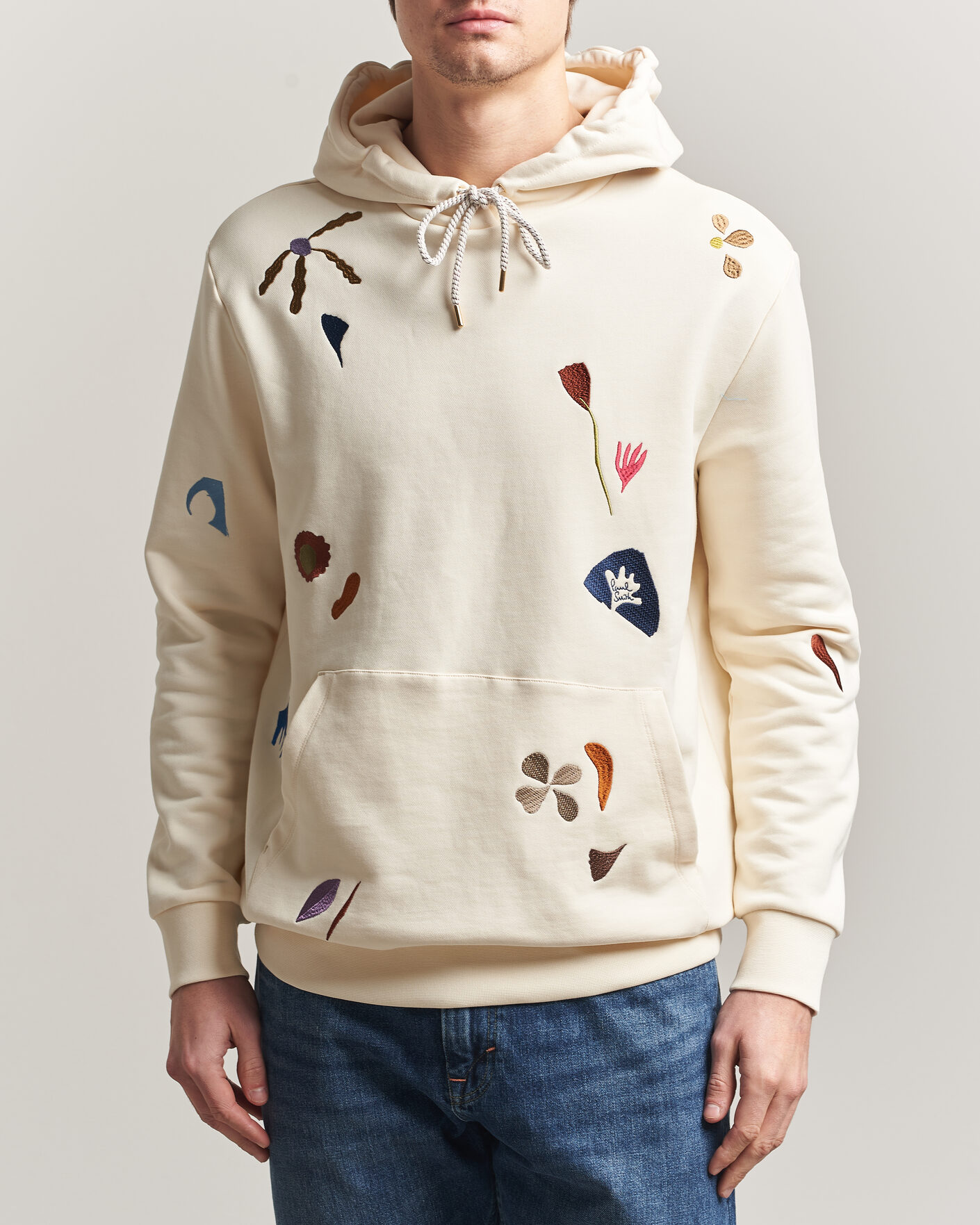 Herre | Gensere | Paul Smith | Embroidered Hoodie White