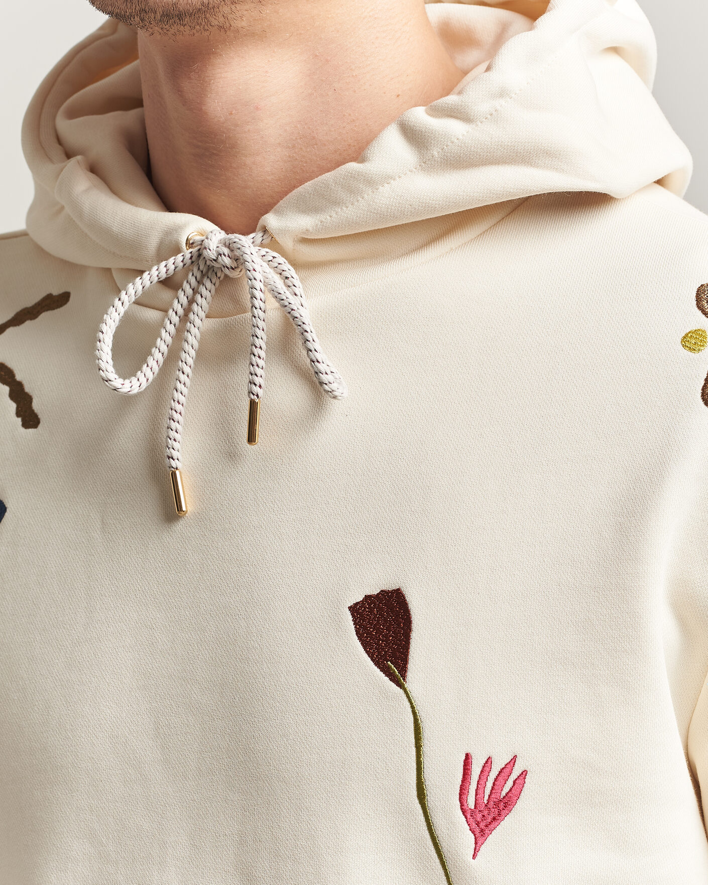 Herre | Gensere | Paul Smith | Embroidered Hoodie White