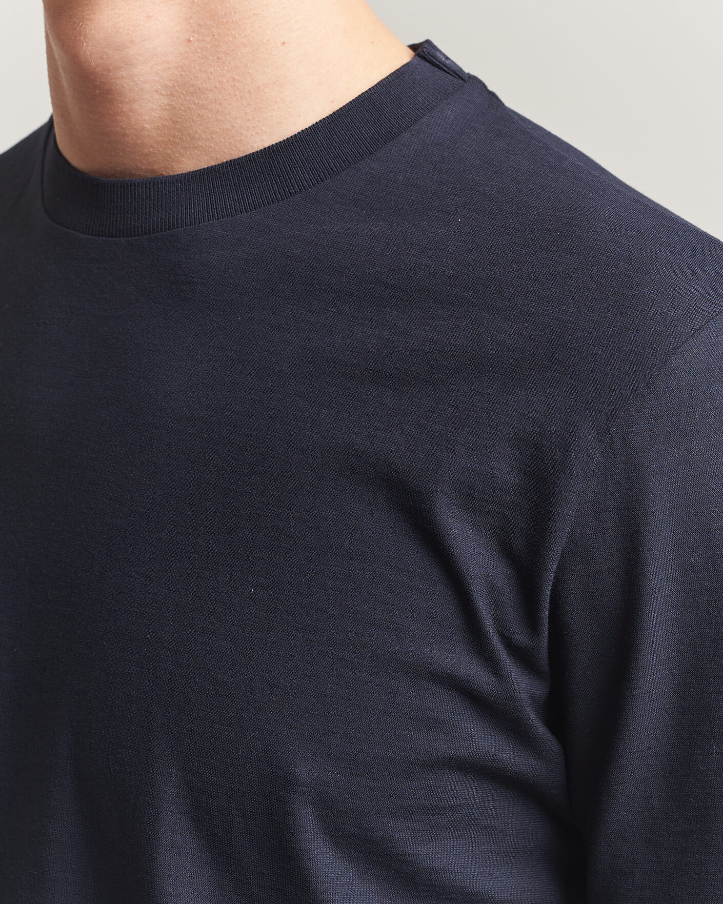 Herre | T-Shirts | Paul Smith | Crew Neck T-Shirt Navy