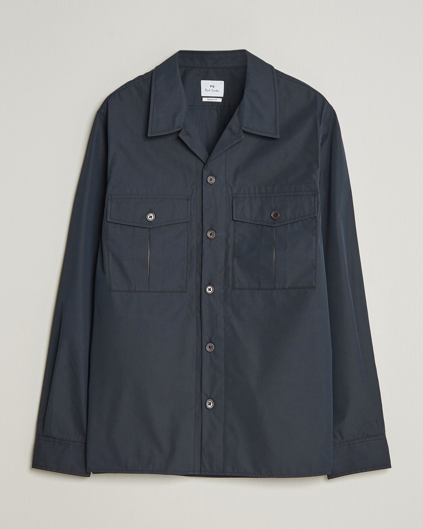 Herre | Skjorter | PS Paul Smith | Casual Cotton Overshirt Navy