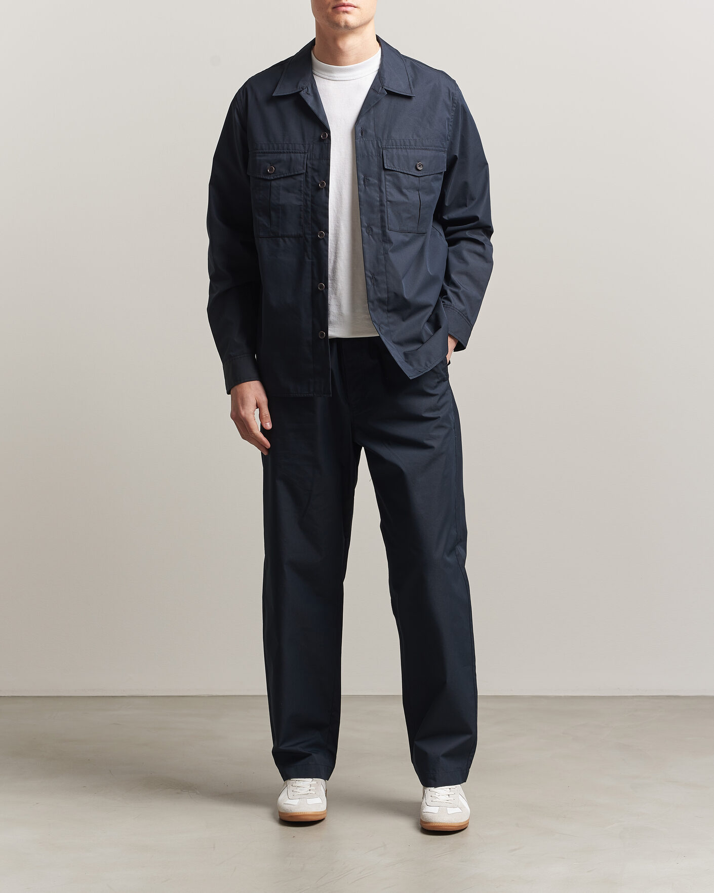 Herre | Skjorter | PS Paul Smith | Casual Cotton Overshirt Navy