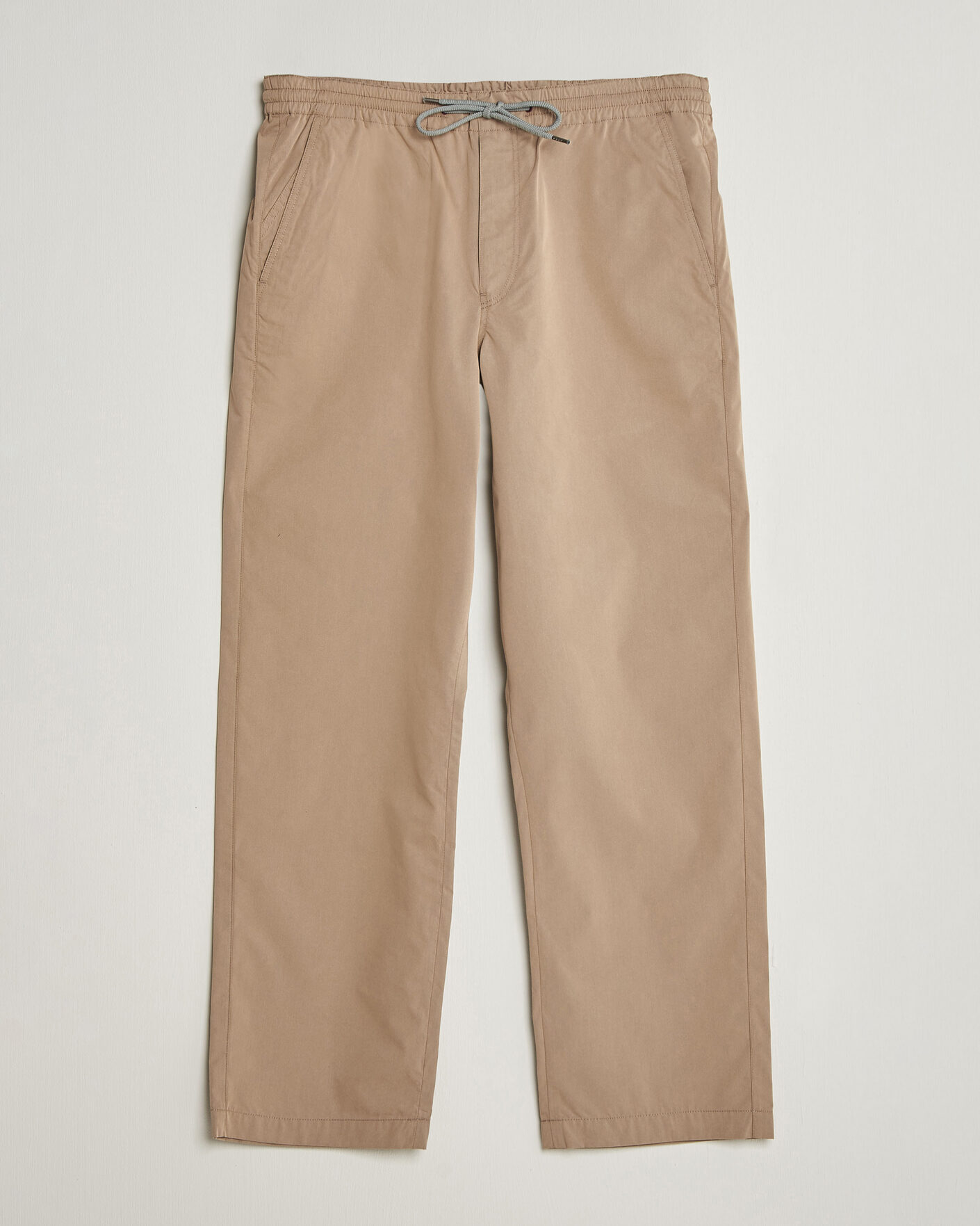 Herre | Bukser | PS Paul Smith | Casual Cotton Drawstring Trousers Beige
