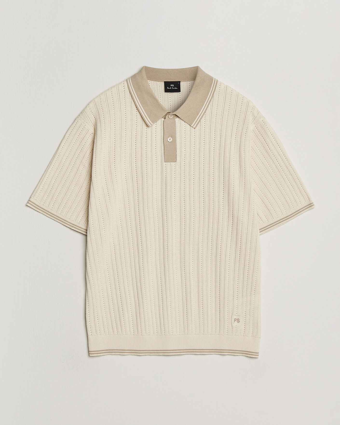 Herre | Pikéer | PS Paul Smith | Cotton Knitted Polo White