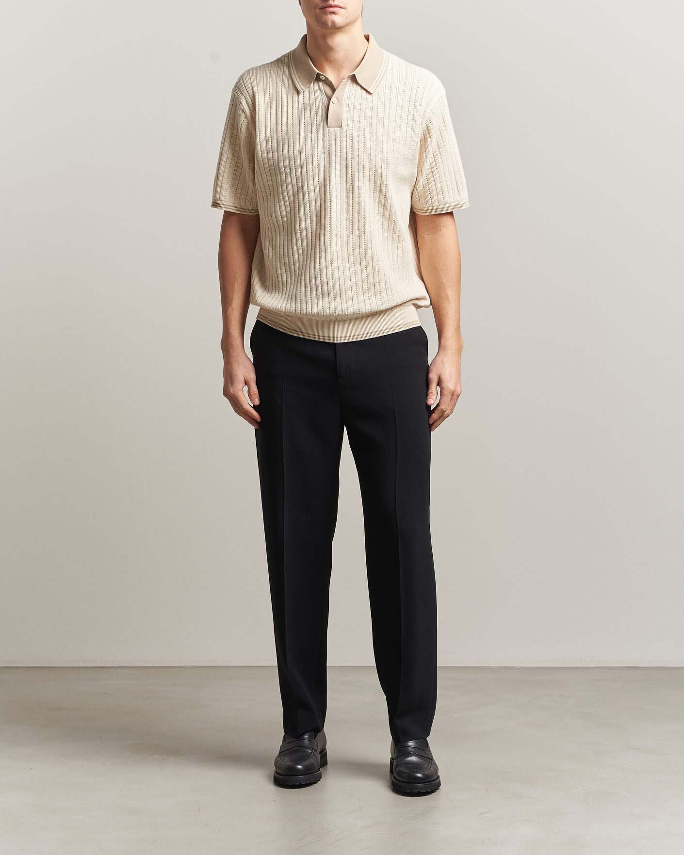 Herre | Pikéer | PS Paul Smith | Cotton Knitted Polo White