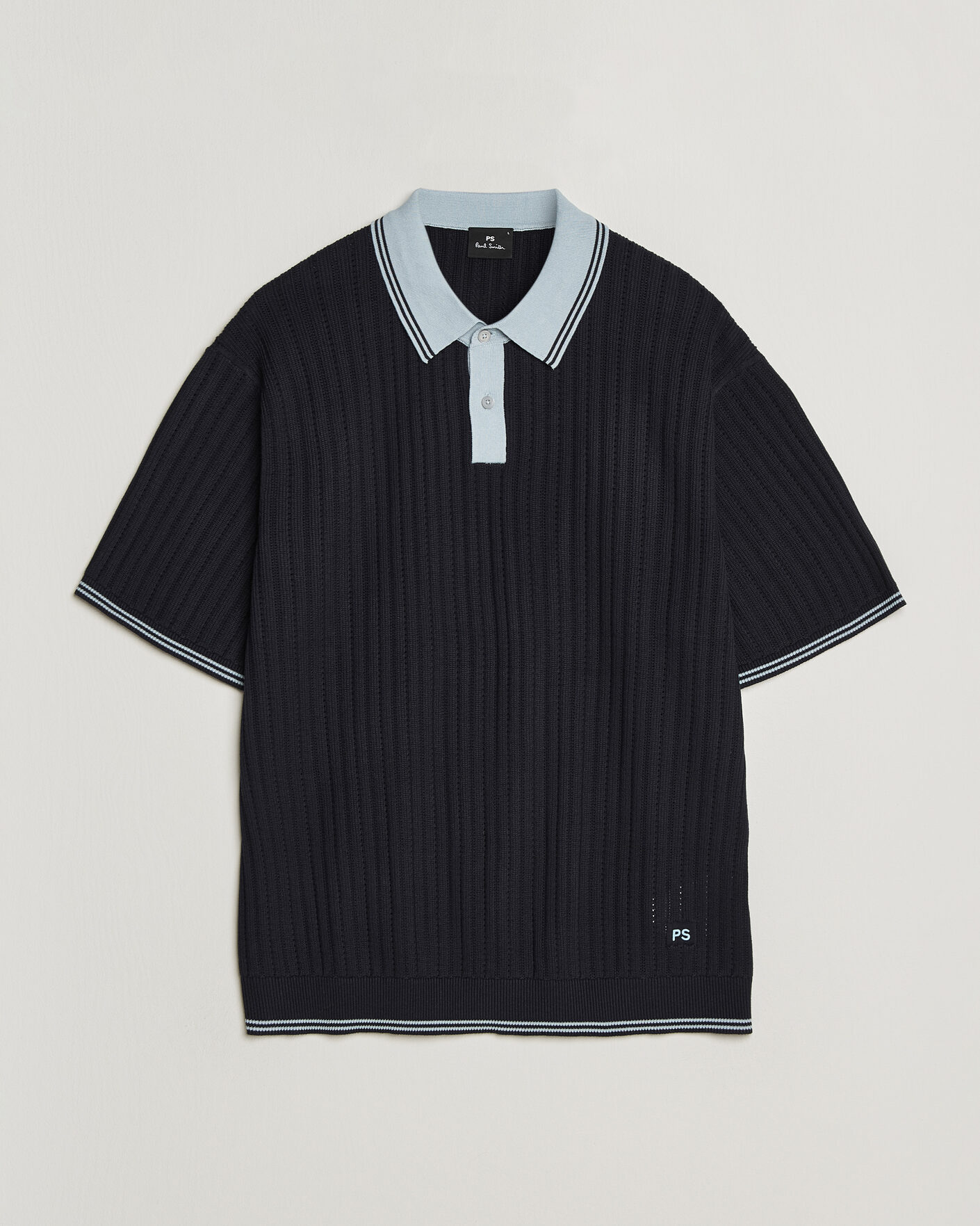 Herre | Pikéer | PS Paul Smith | Cotton Knitted Polo Navy