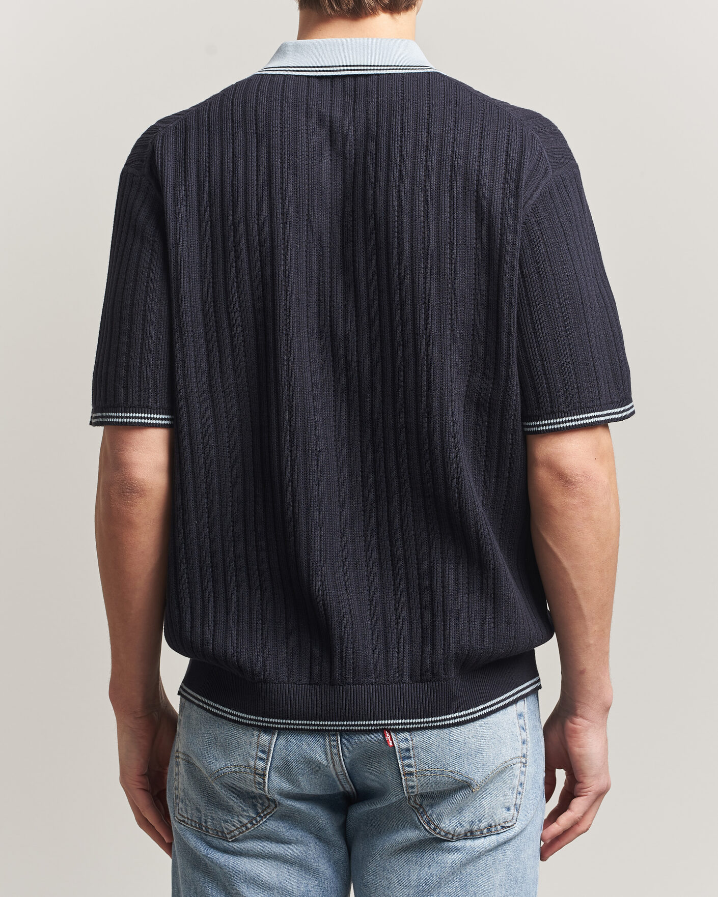 Herre | Pikéer | PS Paul Smith | Cotton Knitted Polo Navy