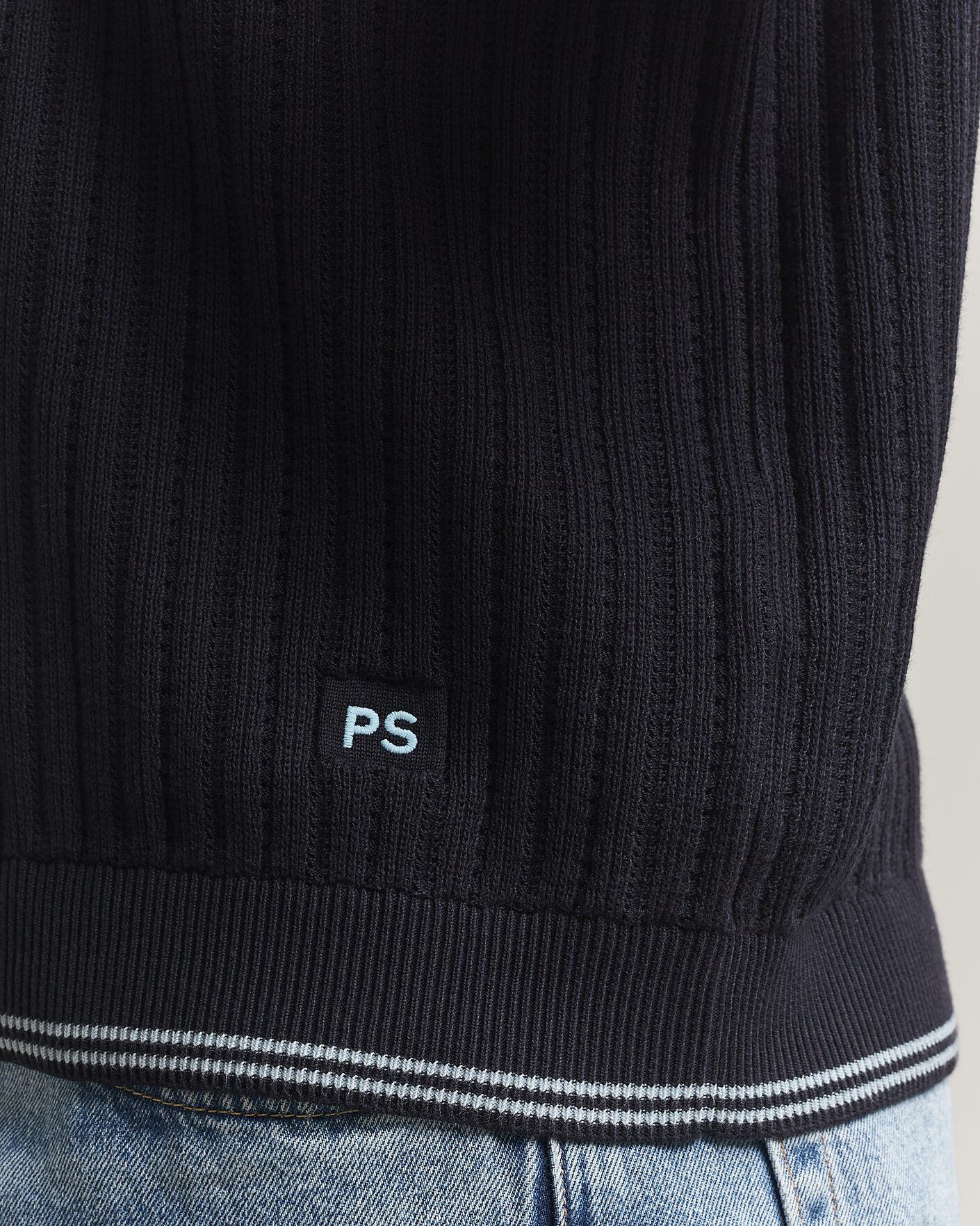 Herre | Pikéer | PS Paul Smith | Cotton Knitted Polo Navy