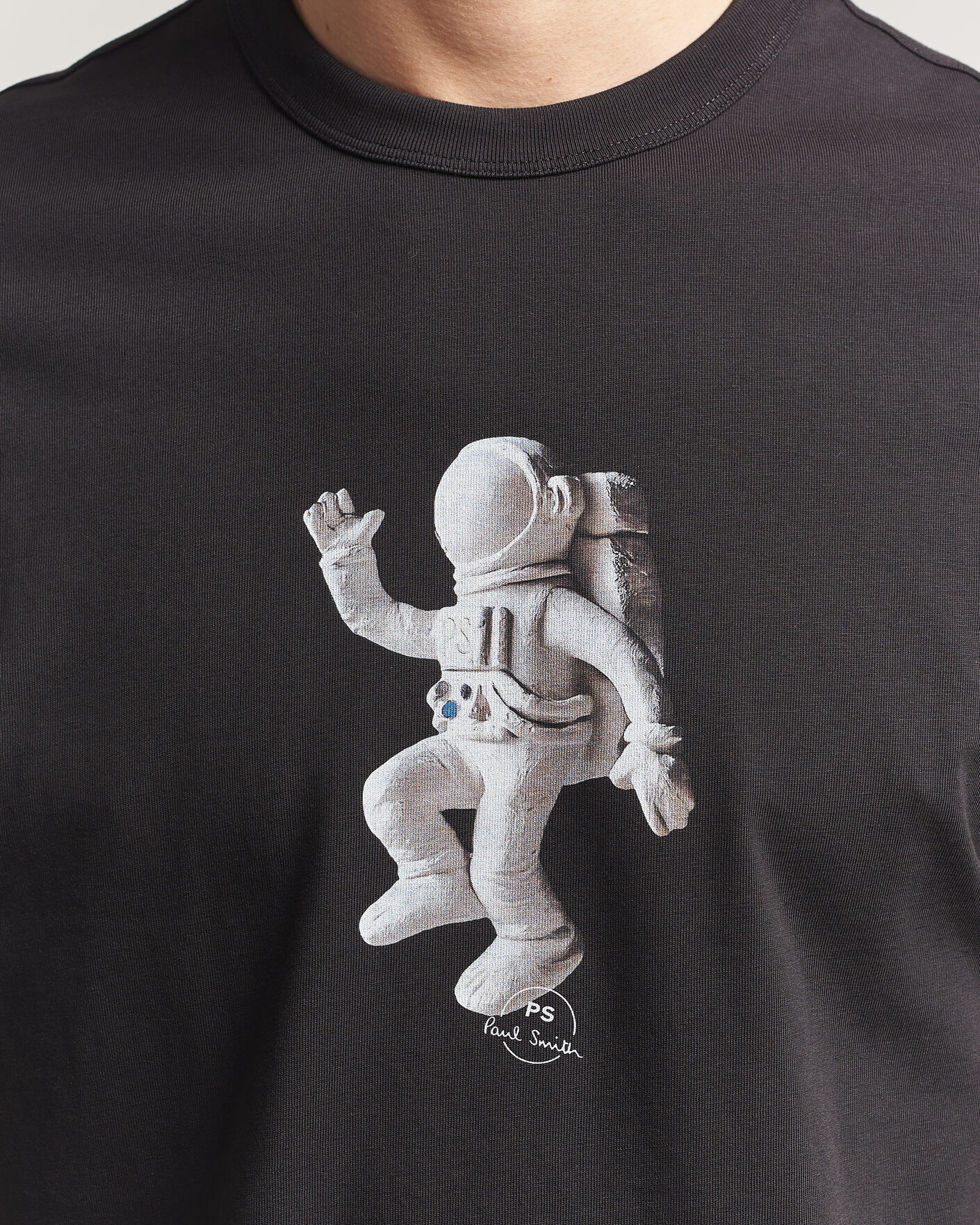 Herre | T-Shirts | PS Paul Smith | Astronaut Printed T-Shirt Black