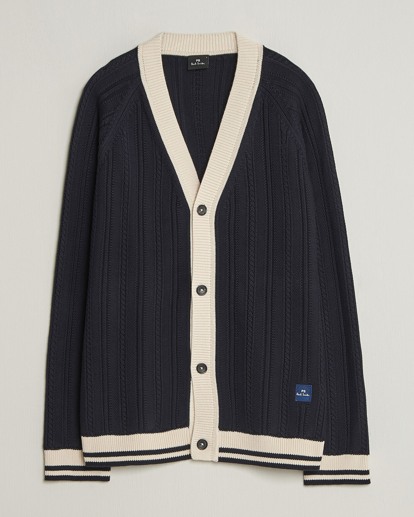 Herre | Gensere | PS Paul Smith | Cotton Knitted Cardigan Navy