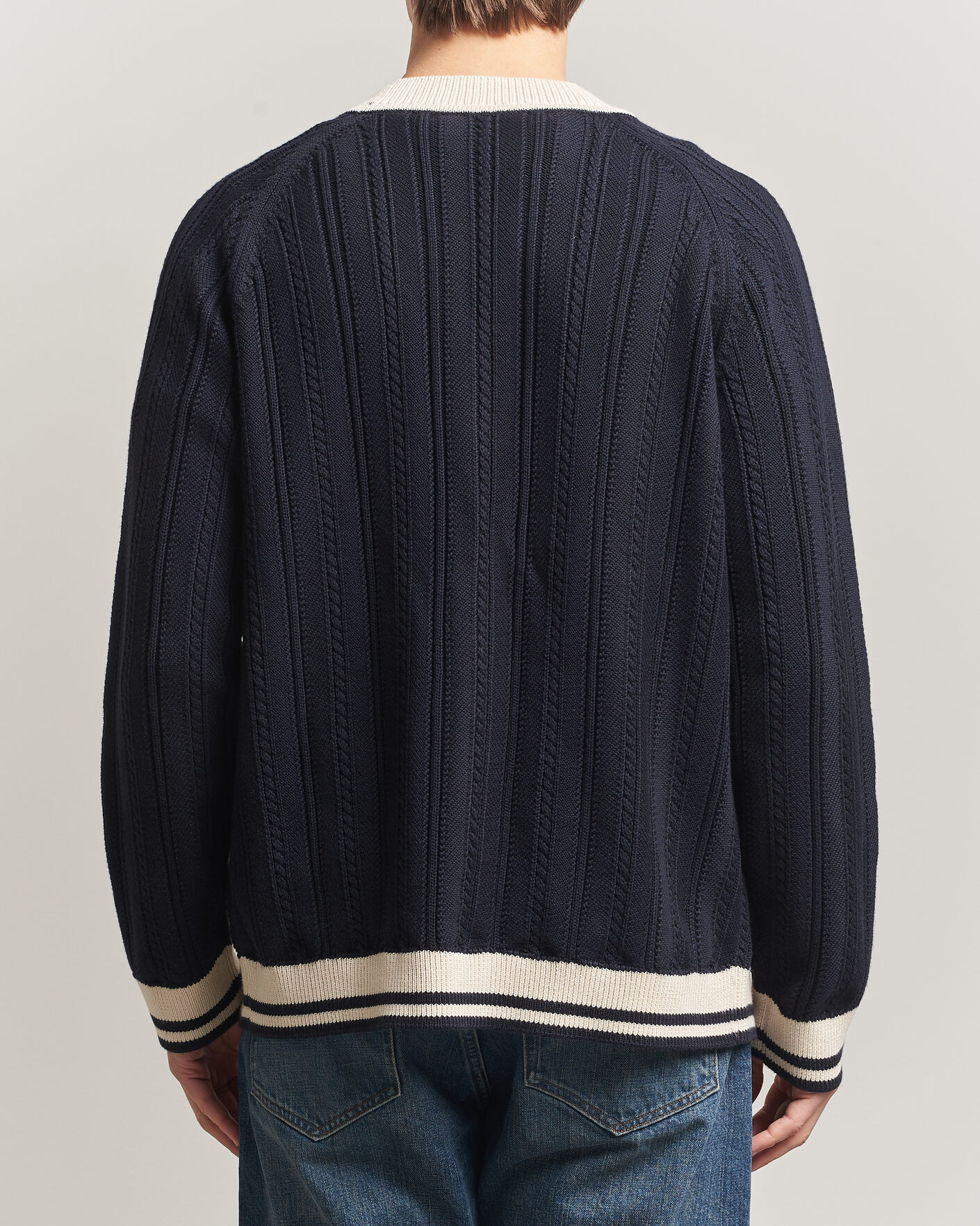 Herre | Gensere | PS Paul Smith | Cotton Knitted Cardigan Navy