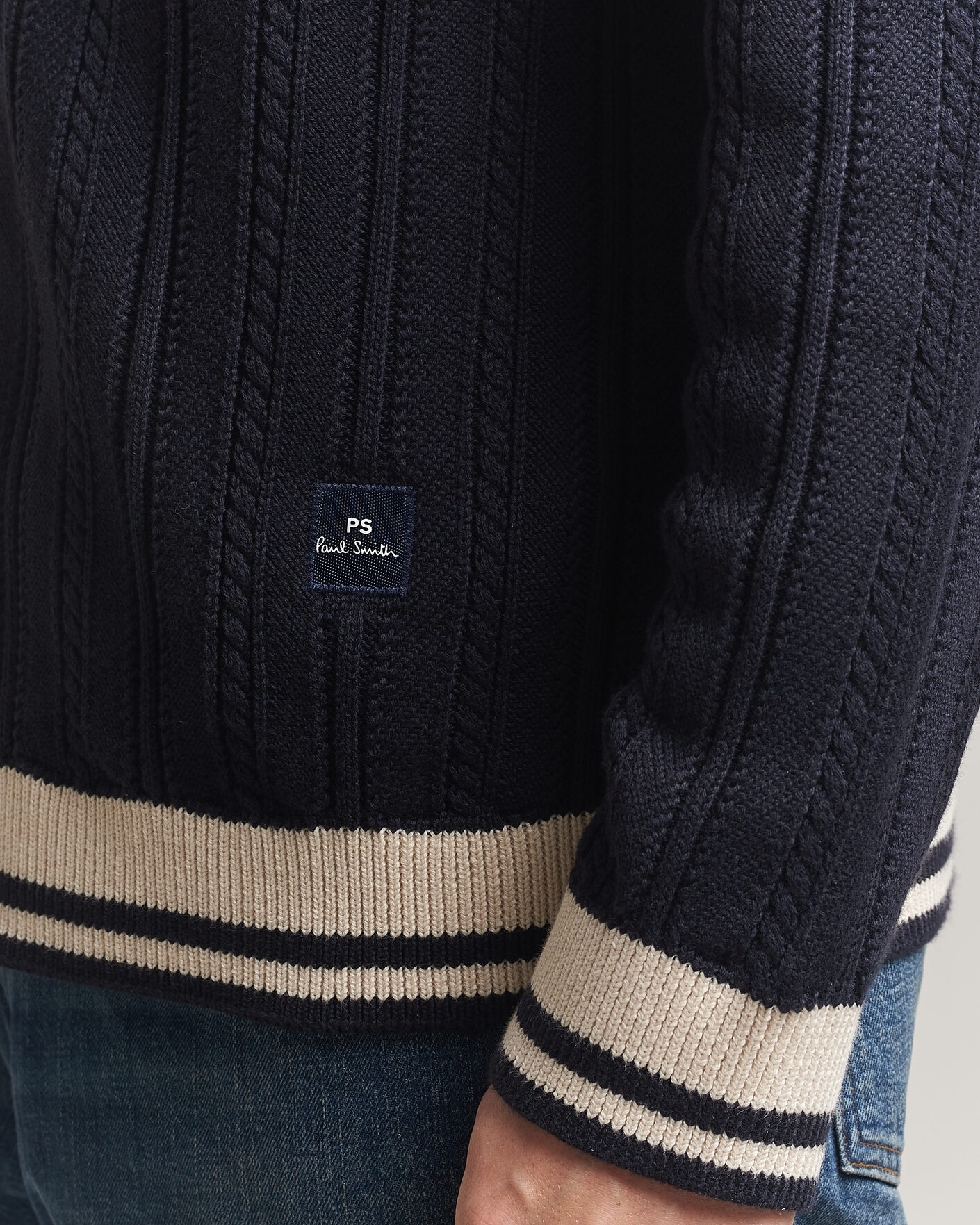 Herre | Gensere | PS Paul Smith | Cotton Knitted Cardigan Navy