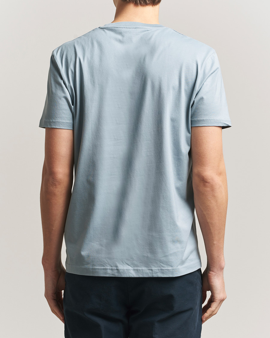Herre | T-Shirts | Sunspel | Riviera Midweight T-Shirt Stone Blue