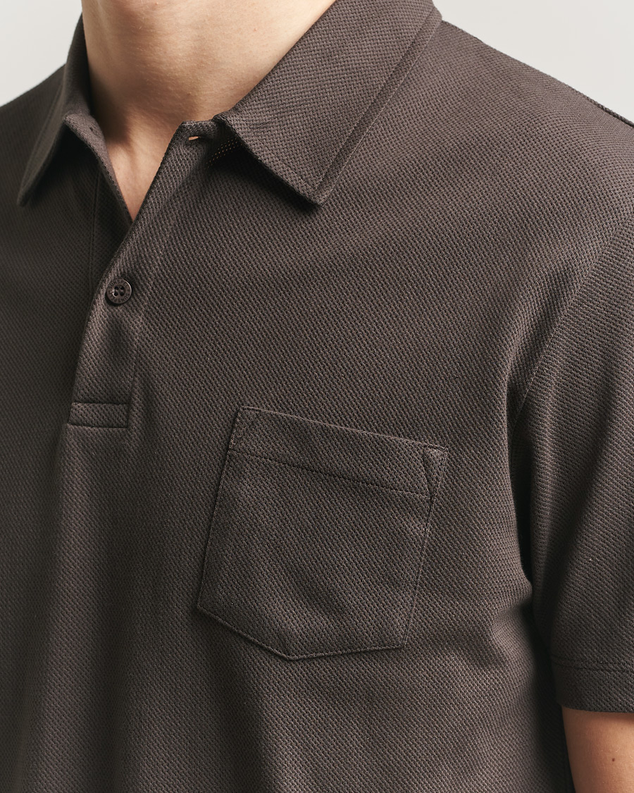 Herre | Pikéer | Sunspel | Riviera Polo Shirt Dark Chocolate