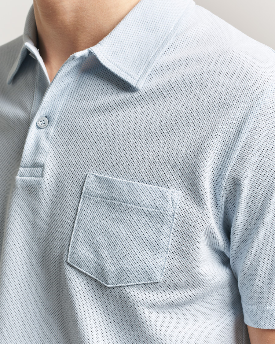 Herre | Pikéer | Sunspel | Riviera Polo Shirt Pastel Blue