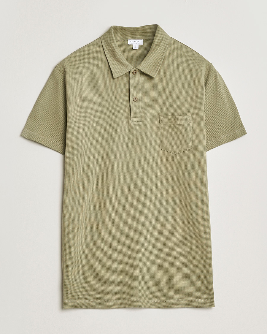 Herre | Pikéer | Sunspel | Riviera Polo Shirt Pistachio