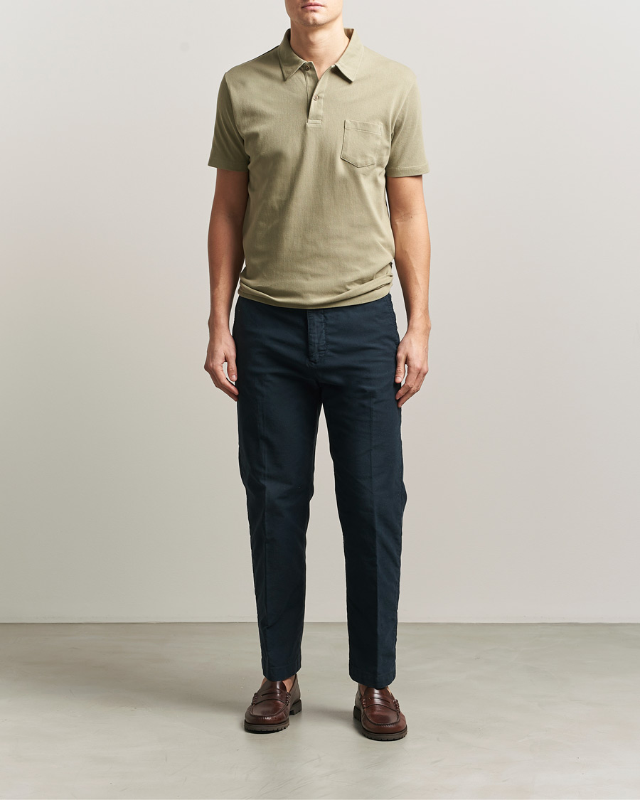 Herre | Pikéer | Sunspel | Riviera Polo Shirt Pistachio
