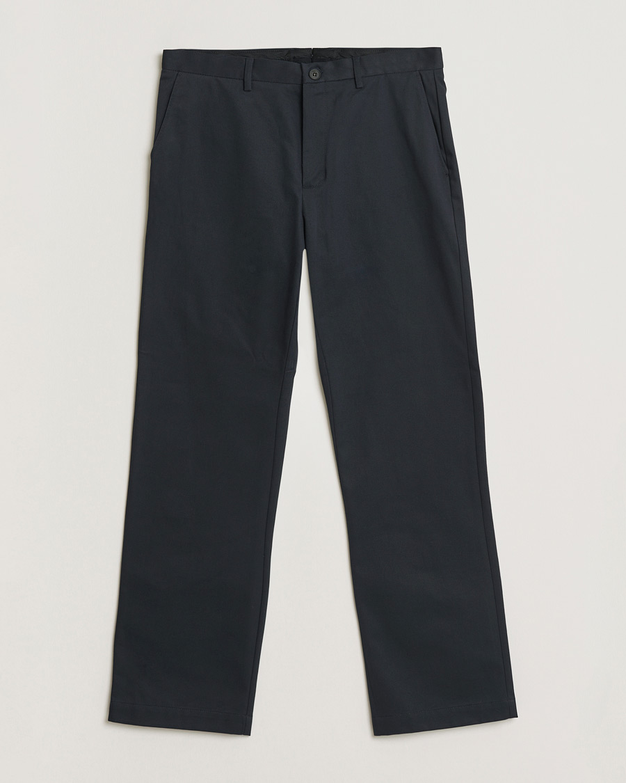 Herre | Bukser | Sunspel | Soft Cotton Drill Trousers Navy