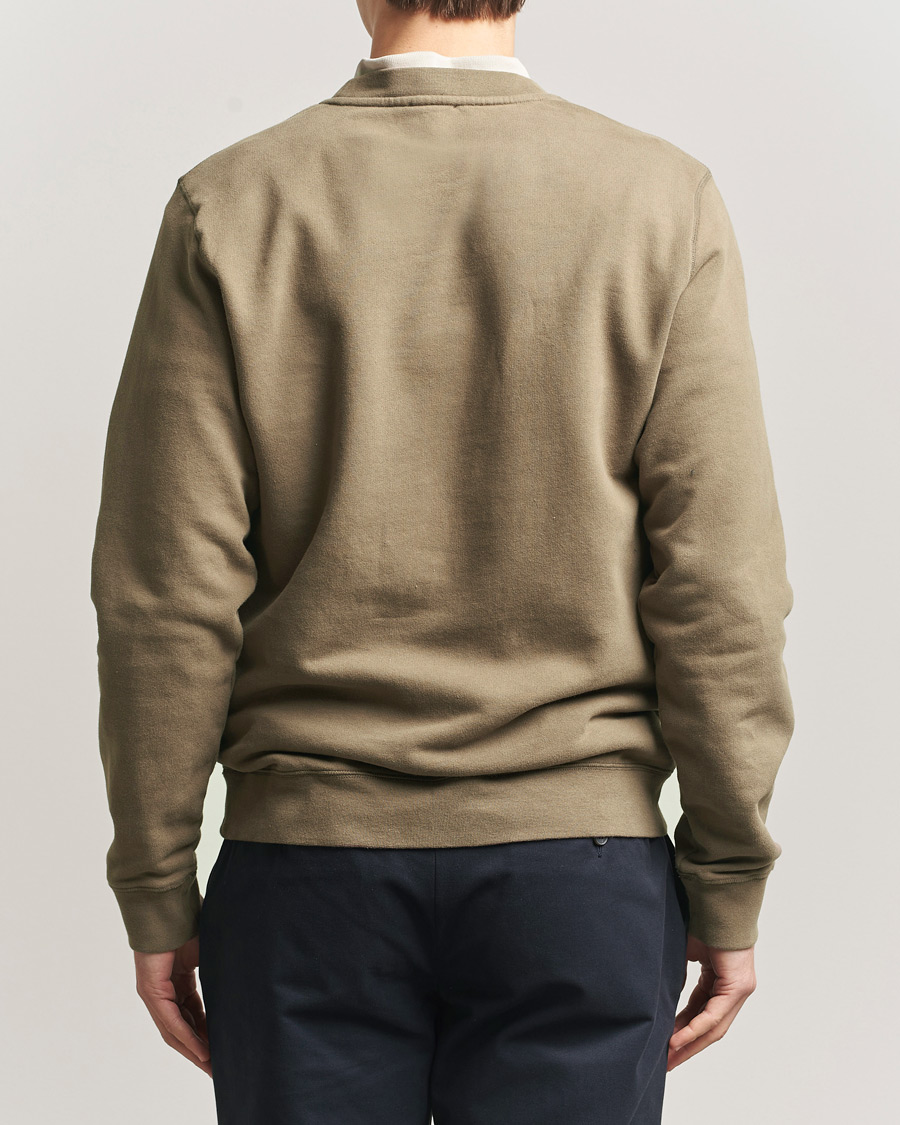 Herre | Gensere | Sunspel | Loopback Sweatshirt Dark Cedar