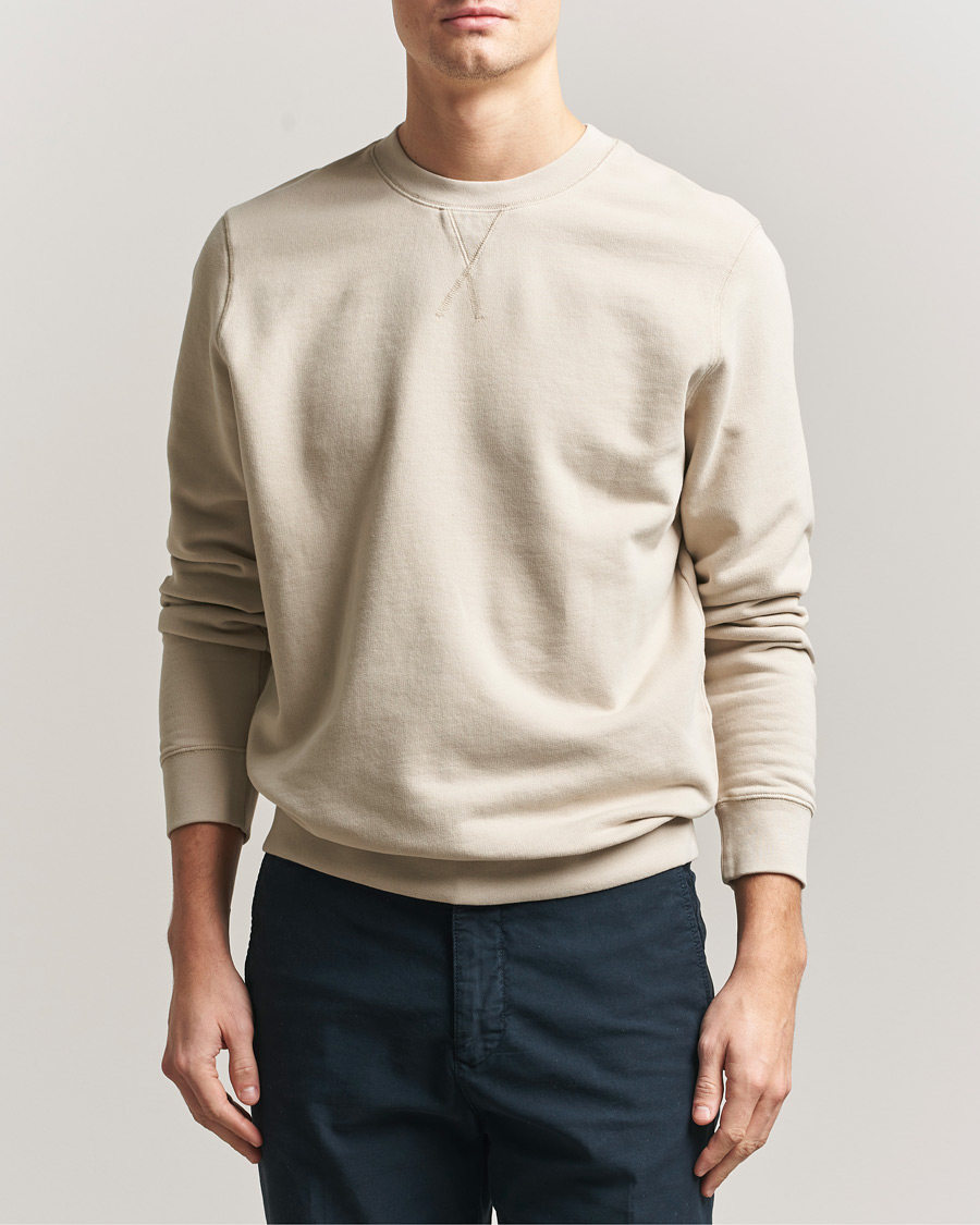 Herre | Gensere | Sunspel | Loopback Sweatshirt Hazelwood