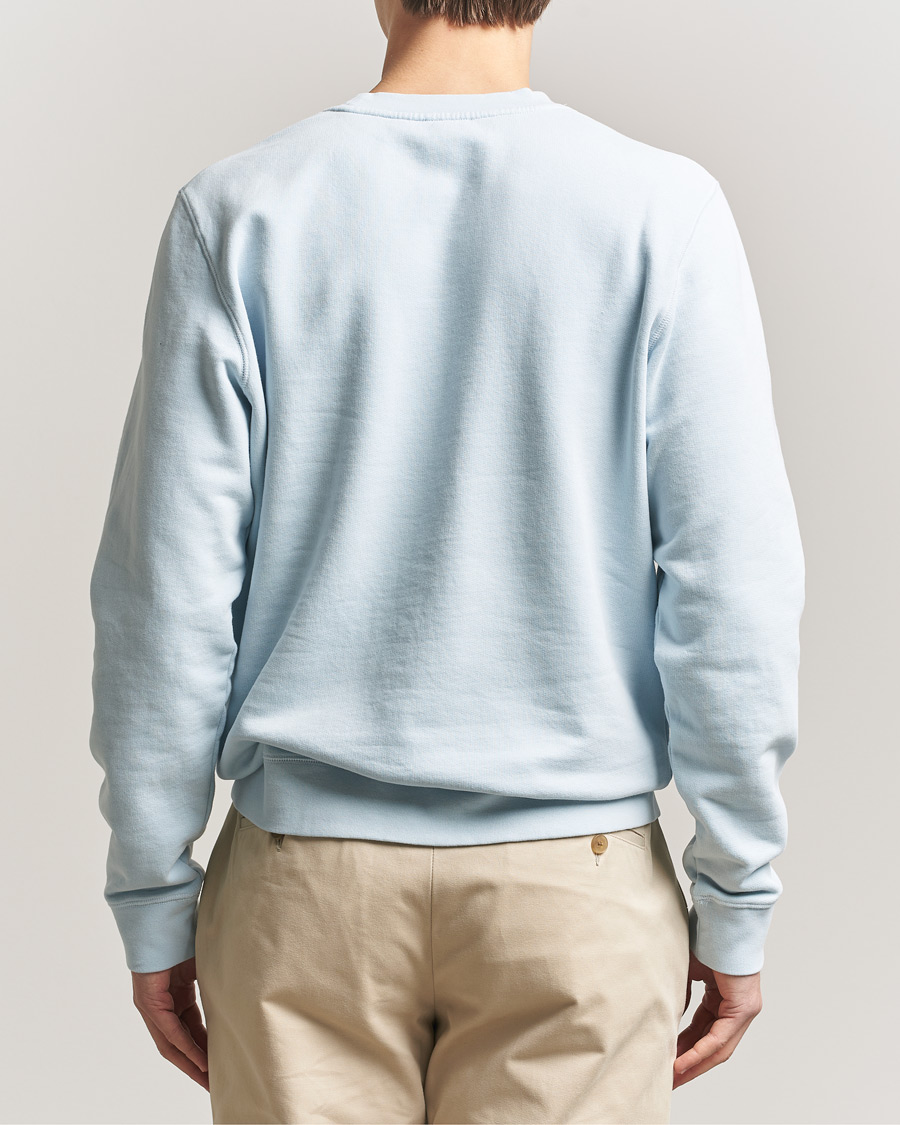Herre | Gensere | Sunspel | Loopback Sweatshirt Pastel Blue