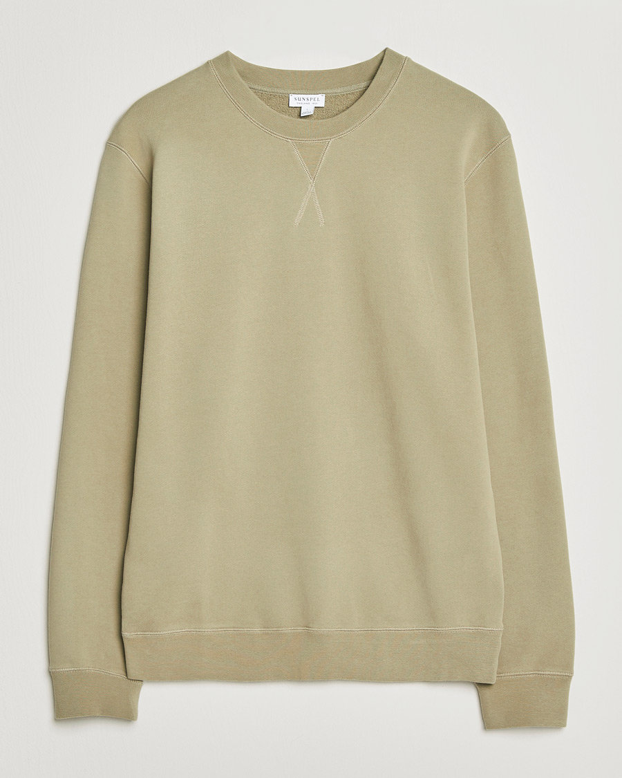 Herre | Gensere | Sunspel | Loopback Sweatshirt Pistachio