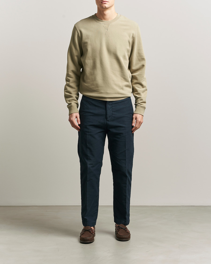 Herre | Gensere | Sunspel | Loopback Sweatshirt Pistachio