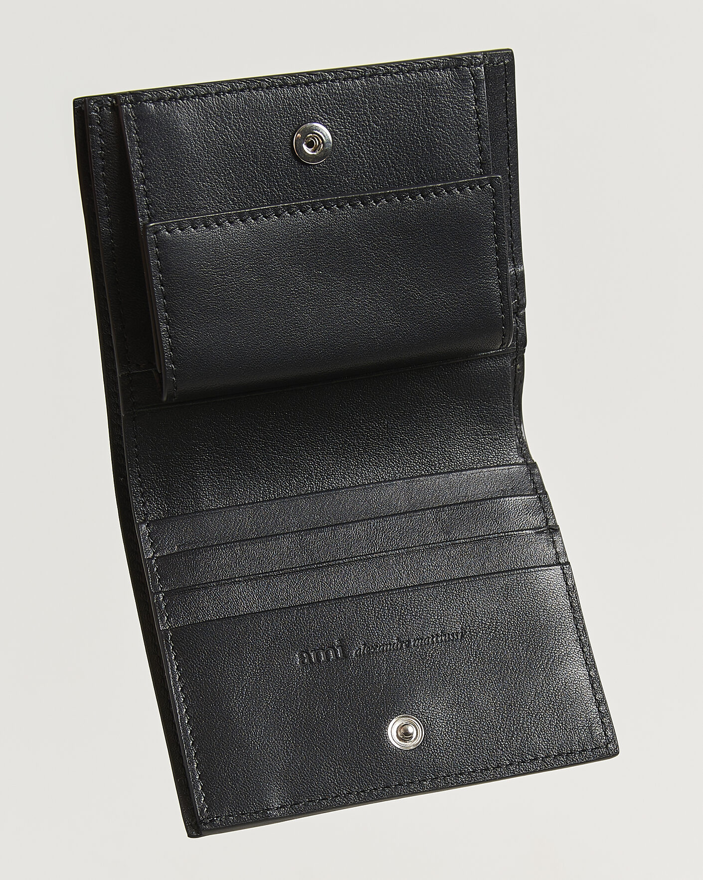 Herre | Lommebøker | AMI | Tonal Heart Logo Wallet Black